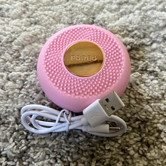 FOREO UFO MINI mask PINK GOLD FACE RED LIGHT - Picture 3 of 8